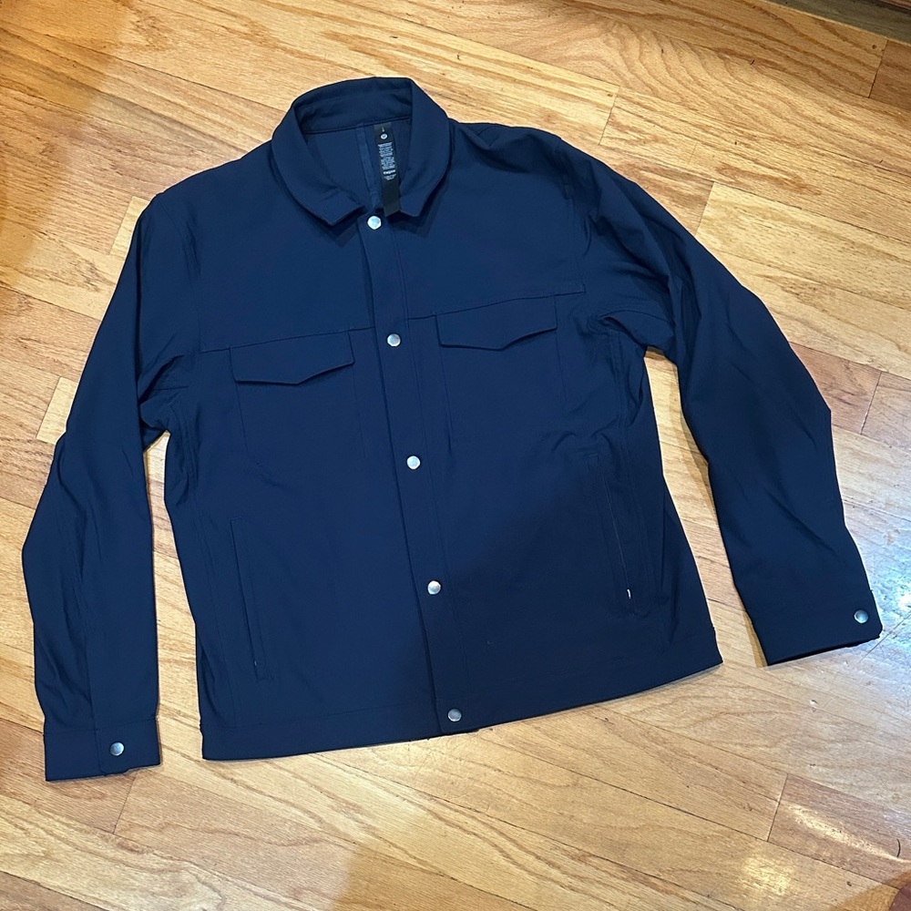 lululemon athletica Men's Dark Blue Shirt Jacket
